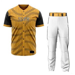 Uniforme de baseball moderne de qualité supérieure pour les matchs professionnels avec des coutures durables - Product Image 1