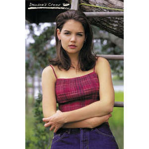 Débardeur à bretelles spaghetti en flanelle de la collection de cartes postales Dawson's Creek, design crop top tendance - Product Image 1