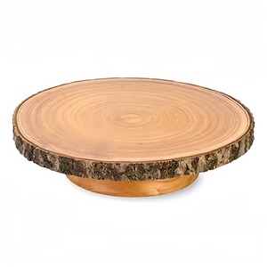 Soporte de madera y resina para pasteles, elegante soporte decorativo para postres para bodas, fiestas de cumpleaños y uso moderno en la cocina del hogar de la India - Product Image 1