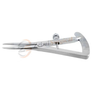 Meilleure qualité Castroviejo 3.5 Instrument chirurgical à pointe droite 0 20mm étrier de chirurgie plastique Source d'alimentation manuelle en acier inoxydable - Product Image 1