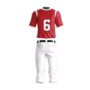 Diseña Tu Propio Logotipo, Uniforme de Béisbol al Por Mayor, 100% Poliéster, Último Estilo, Uniforme de Béisbol de la Mejor Calidad - Product Image 5