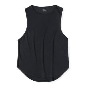 2025 Summer Collection <b>Men's</b> Plus Size Casual <b>Vest</b> Bodybuilding Tank Tops Black <b>White</b> Gray-New Sleeveless Singlets Washed - Product Image 2
