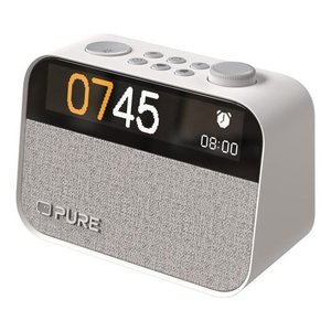 Radio para el Hogar MOMENT Cotton White Modelo 30102 con Función de Radio Reloj - Product Image 1
