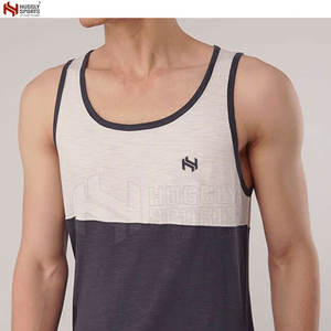 Camiseta sin mangas ajustada para gimnasio para hombre, ropa deportiva informal de alta calidad MOQ bajo, diseño sin mangas de punto transpirable - Product Image 6