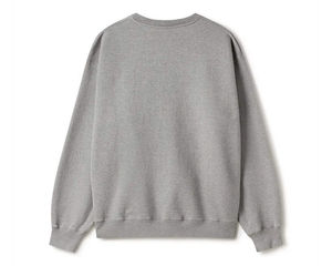 Wholesale Autumn 3D Embroidered Logo Solid Loose 100% Cotton Casual Top <b>Men</b> Long-Sleeved Anti-Pilling Crew Neck Hoodie - Product Image 3