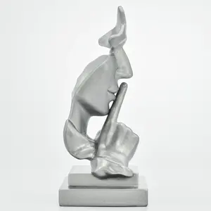 Sculpture d'art d'aigle en métal artisanal de qualité supérieure, alimentée par USB, décoration de salon moderne, formes abstraites, Zahid Exports - Product Image 2