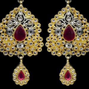 Últimos pendientes de aro de moda de latón con chapado en oro y rodio para bodas, fiestas, aniversarios o regalos - Product Image 5