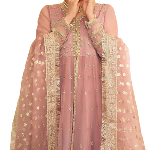 Traje Salwar Kameez Pakistaní Bordado para Mujer, Listo para Usar, para Fiestas, Festival Eid, Diseño Personalizado OEM, Venta al por Mayor Musulmán - Product Image 1