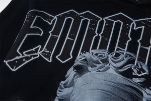 เสื้อฮู้ดแขนยาวสำหรับทุกเพศ, เสื้อฮู้ด100% ผ้าฝ้ายทรงพอดีตัวปกติอบอุ่นสบายฮิปฮอปแขนยาว - Product Image 4