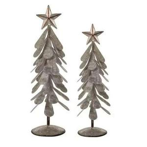 Metal X-Mas Tree Table Top Decor Navidad Vacaciones Festivo Decoración del hogar Fiesta Centro de mesa Accesorios - Product Image 1