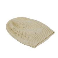Bonnet gris bio écologique pour femme, tricot plat, motif maille courante, doux, respirant, durable, ajustable, décontracté, pour l'extérieur