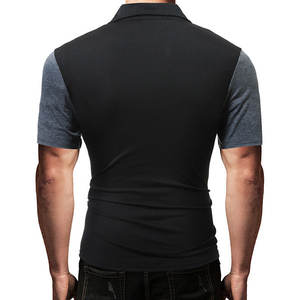 2025 haute qualité anti-rides hommes pour polos tissu avec gaufrage sérigraphie motif rayé Direct Pakistan - Product Image 3