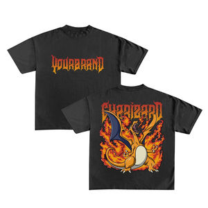 T-shirt surdimensionné vintage délavé à l'acide pour hommes 100% coton Streetwear délavé à l'acide t-shirts Service OEM personnalisé - Product Image 4