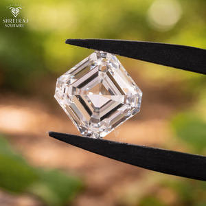 Diamant synthétique de laboratoire taille Asscher certifié IGI 3.00 CT 4.00 CT 5.00 CT, diamant CVD en vrac pour la fabrication de bijoux, vente en gros - Product Image 1