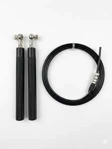 Corde à sauter professionnelle à manche en aluminium, câble en PVC de 3 mm avec roulements à billes pour entraînement en salle de sport, CrossFit et cardio - Product Image 2