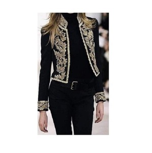 Export Quality <b>Women</b> Hand Beaded Embroidered Jacket Stylish Party Wear Outfit Available <b>for</b> Wholesale Export from Indian - Product Image 5
