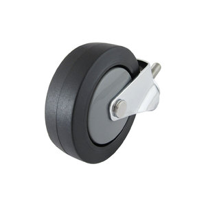 3นิ้วล้อ PU โครเมี่ยม3/8 "สกรูก้านเกลียว - Product Image 5