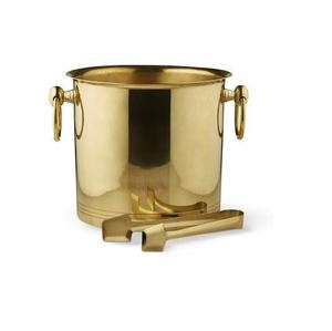 Material de acero inoxidable decorativo superventas oro antiguo cubo de hielo Barware para soporte de hielo - Product Image 4