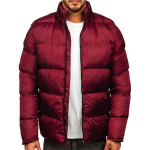 Wholesale Custom OEM Printed Men's Winter <b>Puffer</b> <b>Jacket</b> Half Sleeves Hooded <b>Light</b> Weight Fashion with Stand Collar Canvas Fabric - Product Image 1