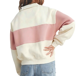 Sudadera con capucha de verano para mujer, de tela resistente a la humedad, de mezcla de poliéster y algodón de alta calidad, corte relajado, estilo casual. - Product Image 2