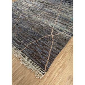 Nuray Classic <b>Wool</b> Rugs Hand Knotted in Grey Black Abstract Pattern for Home-Pae-4624 for Living Room Teenagers' Hallway Bedroom - Product Image 2