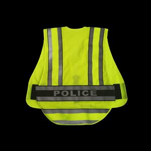 Chaleco de Seguridad Reflectante ANSI Clase 2, Tejido de Malla Transpirable Amarillo, con Cinta Reflectante de Alta Visibilidad y Logotipo Personalizado para Seguridad Vial - Product Image 3