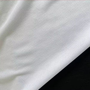 ผ้าโพลีเอสเตอร์ดิบ30กรัม100% เป็นมิตรกับสิ่งแวดล้อมผ้าใยสังเคราะห์สีขาวขนาด60นิ้วความกว้าง100% เวียดนาม - Product Image 1