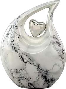 Urne de crémation galaxie larme pour cendres humaines Urne bleue commémorative adulte Ailes d'ange Urne de cendres humaines fabriquée à la main - Product Image 4