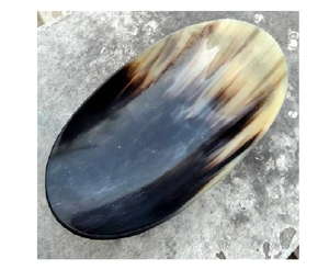 Bol en corne avec couleurs naturelles de corne et finition ton terre, bol de service en corne de bœuf avec emballage écologique et prix de gros - Product Image 1