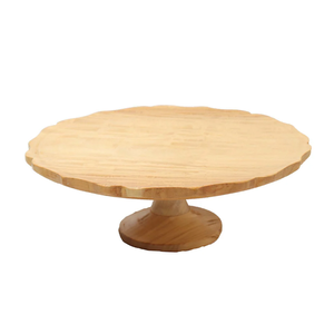Manufacturing Rustic Scallop Footed <b>Wood</b> <b>Cake</b> <b>Stand</b> Handmade Cupcake <b>Stand</b> for Kitchen Wholesale From Vietnam - Product Image 3