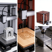 Impresora 3D Snapmaker Artisan 3 en 1, Extrusor Doble, Nivelación Automática, Conectividad USB, Compatible con PLA para Uso Doméstico, 1 Año de Garantía