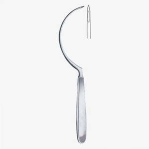 Aguja JONESCO de la mejor calidad al por mayor para sutura de alambre, instrumentos quirúrgicos de acero inoxidable de 185mm, aprobado CE ISO por Surgiright - Product Image 1