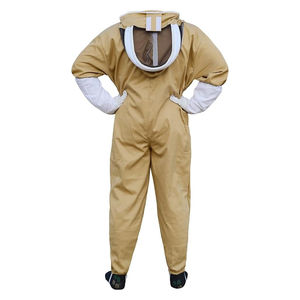 Traje de Apicultura Unisex de Lujo Personalizado, Mono de Trabajo de Venta Caliente, Color Amarillo, Servicio OEM, Traje de Abeja Transpirable para Hombre de Fábrica - Product Image 5