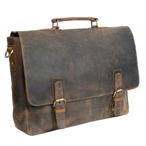 Bolso Mensajero de Cuero Hecho a Mano Premium - World Craft Impex Logotipo Personalizado Alta Calidad Duradero para Uso Comercial y Universitario Estilo Clásico - Product Image 1