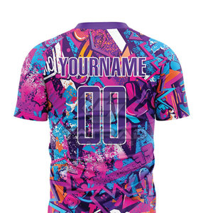 Conjunto de Camiseta y Pantalones Cortos de Fútbol para Hombre Adulto, Personalizado con Nombre de Equipo, Impresión por Sublimación, Transpirable, Ligero y de Secado Rápido - Product Image 6