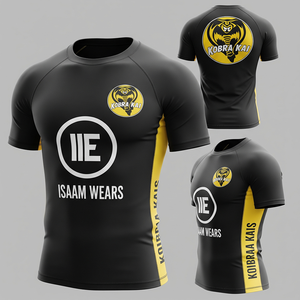 Sublimación personalizada Jiu Jitsu Rash Guard Camisa de compresión 4 vías tela elástica Jiu Jitsu Kimonos Gis Manufacturing Company - Product Image 1