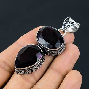 สร้อยคอเงินแท้ 925 ประดับพลอยออนิกซ์สีดำ ดีไซน์ทันสมัย เหมาะสำหรับงานหมั้น งานแต่งงาน และงานเลี้ยง - Product Image 4