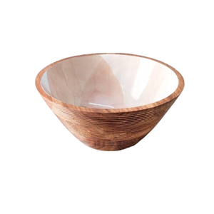 Ensemble de bols à légumes en bois de qualité supérieure à bas prix bols en bois pour servir de l'Inde - Product Image 3