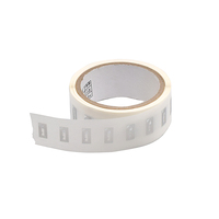 Étiquette électronique RFID longue portée en métal flexible, étanche, en PET, pour autocollant personnalisé, caméra, équipement informatique, suivi des actifs