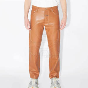 Pantalones de Cuero para Hombre de Diseño Moderno, Ecológicos, con Corte Automatizado - Product Image 2