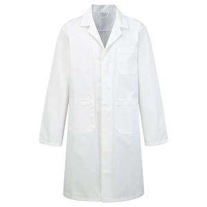 Uniformes de laboratoire d'hôpital médical blanc tissé unisexe de la meilleure qualité blouse de médecin blouse blanche d'infirmière blouse de laboratoire à manches longues - Product Image 2