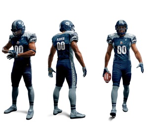 ชุดเสื้อเจอร์ซีย์ผ้าตาข่ายพิมพ์ลายซับลิเมชันงานตามสั่งเครื่องแบบฟุตบอลเยาวชนอเมริกัน - Product Image 6