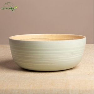 Tazón Decorativo y para Servir de Bambú Clásico Hecho a Mano, No Tóxico, Ecológico, Ligero, Desechable, para Uso Doméstico - Product Image 2