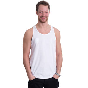 2025 nouveauté personnalisé hommes Gym débardeur confortable respirant Polyester qualité supérieure décontracté broderie grande taille tricoté - Product Image 4