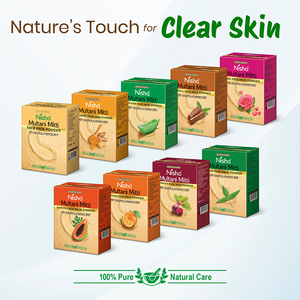 Argile de Nisha Multani pour le visage 100g, poudre d'argile de Fuller, contrôle naturel de l'huile, élimination de l'acné et du bronzage, masque facial pour tous types de peau - Product Image 6