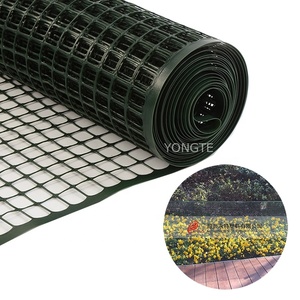 Rollo cuadrado de plástico HDPE para valla de jardín con barrera temporal ecológica de Color <span class=keywords><strong>verde</strong></span> y blanco para uso en sitio de construcción de perros - Product Image 1