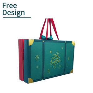 Lịch Vọng Giáng Sinh Giá Thấp Bằng Bìa Cứng Sang Trọng Hộp 24 Ngày Túi Đựng Lịch Giáng Sinh Đựng Kẹo Bánh Quy Rỗng - Product Image 2