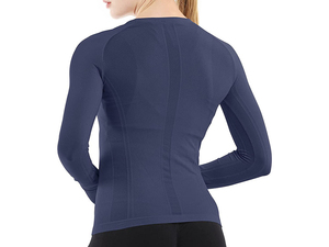 T-shirt de compression pour femmes de haute qualité OEM à manches longues T-shirt de compression ajusté personnalisé pour l'entraînement et la remise en forme - Product Image 4