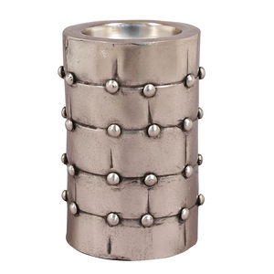 Ensemble chaud de 3 piliers de bougie en métal T Light bougeoir en aluminium plaqué argent pour décor de mariage bougeoir de table de luxe - Product Image 3