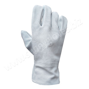 ถุงมือหนังวัว Buff ลายแพะป้องกันมือทำงานถุงมืออาร์กอน - Product Image 1